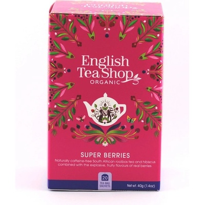 English Tea Shop Bio čaj ovocný rooibos a červené ovoce 20 sáčků