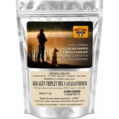 Krmiva Hulín Kolagen Triplet Mix s Astaxanthinem 1 kg