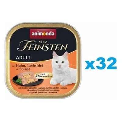 Animonda Vom Feinsten Adult kura losos špenát 32 x 100 g