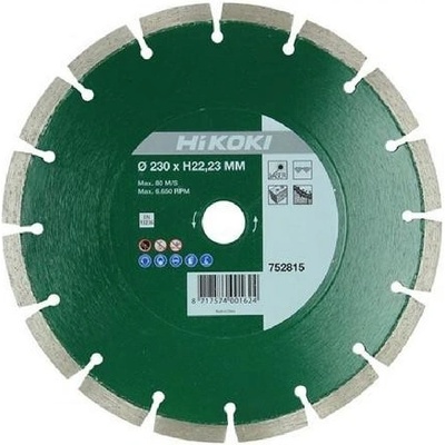Hikoki Diamantový řezný kotouč 230 x 22,2 mm 752815
