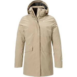 Schöffel Дамско яке парка Schöffel Women's 3in1 Parka Borkol Parka - Nutmeg - размер 34 (EU) (104-5549-0311)