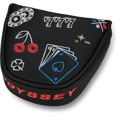 Odyssey Mallet Headcover na putter Lucky black