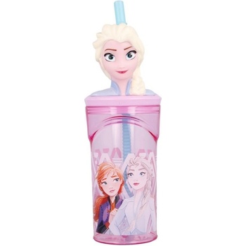 Stor plastový 3D pohár s figurkou Disney Frozen 51066 360 ml