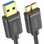 Unitek Cable USB Unitek Y-C461GBK USB 3.0 Microb/USB M/M 1m
