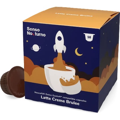 Senso Nocturno | Latte Crème Brűlée - 16 капсули за Dolce Gusto