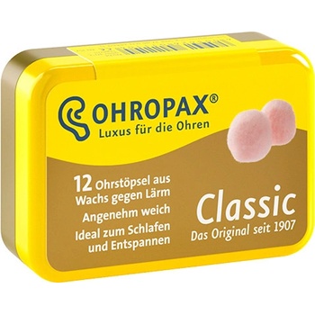 Ohropax Classic Voskové špunty do uší 12 ks