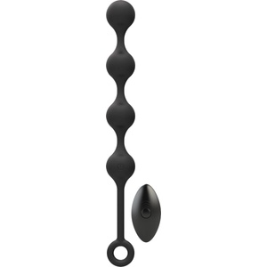 Nexus Quattro Remote Control Vibrating Pleasure Beads Black