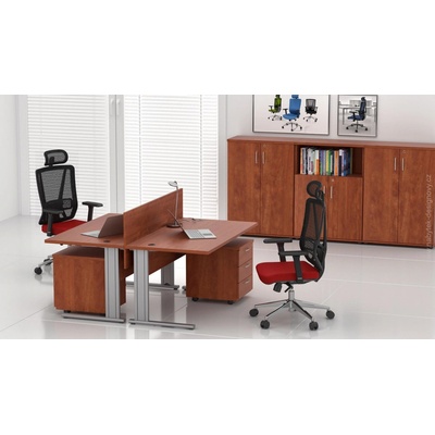 NABYTOK-DIZAJNOVY.SK ZEP 2.6 03 Zostava kancelárskeho nábytku Komfort 2.6 calvados