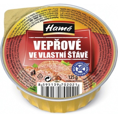 Hamé Vepřové ve vlastní šťávě 16 x 125 g