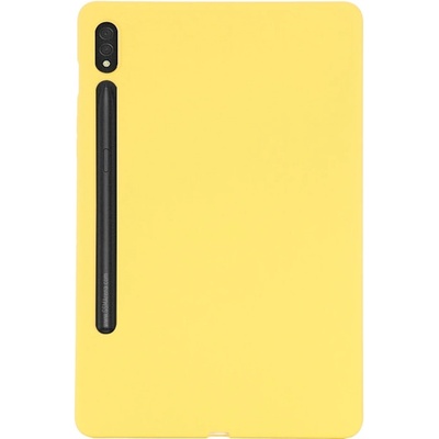 Vsechnonamobil RUBBER Ochranný kryt Samsung Galaxy Tab S8 Tab S7 44536 žlutý
