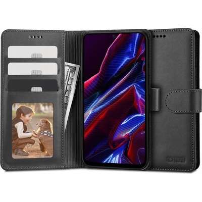Púzdro Tech-Protect Wallet Xiaomi Redmi Note 12 5G/Poco X5 5G čierne