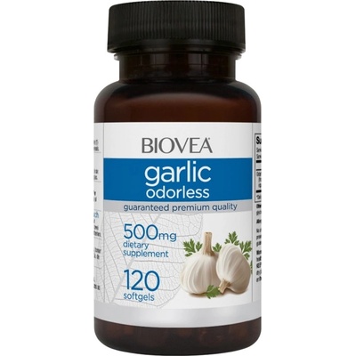 BIOVEA Garlic / Odorless 500 mg [120 капсули]