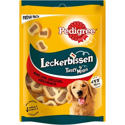 Pedigree Leckerbissen řezy s hovězím masem 3 x 155 g