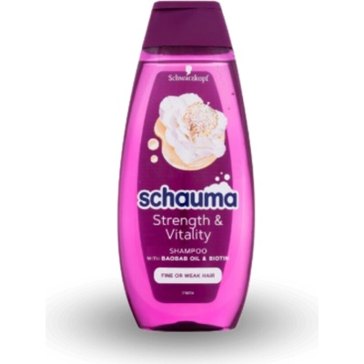 Schauma Strength & Vitality šampón 400 ml