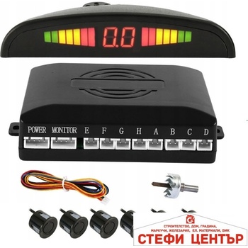 Paolo Парктроник 5400 - 6 сензора черен (1851124)