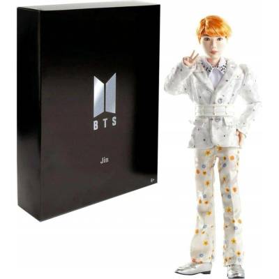 Mattel BTS Jin Prestige Doll GKC98 stříbrná 29 cm