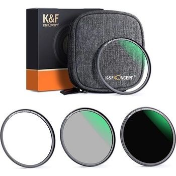 K&F Concept sada magnetických MC UV + PL-C + ND 1000x 82mm