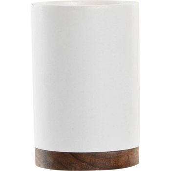 Item international Поставка за четки за зъби от акация и полирезин, бяла (1975)