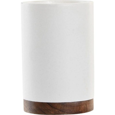 Item international Поставка за четки за зъби от акация и полирезин, бяла (1975)