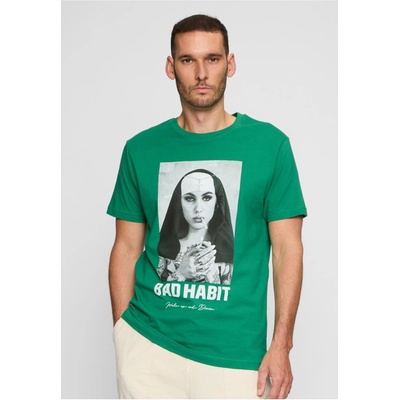 Mister Tee Мъжка тениска в зелен цвят Mister Tee Bad HabitUB-MT1282-02532 - Зелен, размер XXL