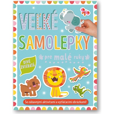Veľké samolepky pre malé ruky Divé zvieratá