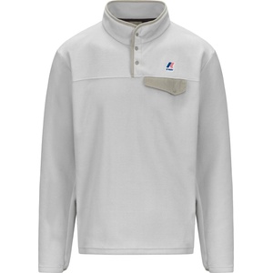 K-Way Мъжки пуловер K-Way Barnabe 4.0 Polar Jumper - Grey / Green Oak - размер XL (017-4150-0114)