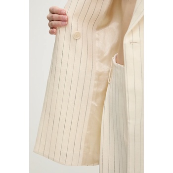 Simona Corsellini Елек Simona Corsellini в бежово с двуредно закопчаване P25CPGL003 (P25CPGL003)