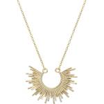 Silenti Jewelry Сребърно колие "Сила" - Златен