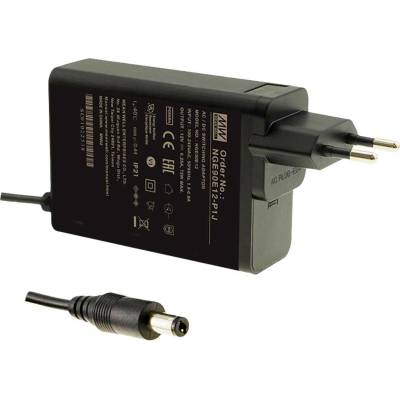 MEAN WELL NGE90E55-P1J zásuvkový napájecí adaptér, stálé napětí, Nadproudová ochrana, 55 V/DC, 1.64 A, 90.2 W