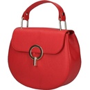Made In Italy dámska kožená kabelka MI84 červená