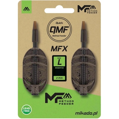 2ks - Krmítko Mikado Method Feeder MFX Q.M.F. Vel. L 40gr
