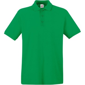 Fruit of the Loom 163218 / Мъжка поло тениска с къс ръкав - цвят kelly green L (16321852003)