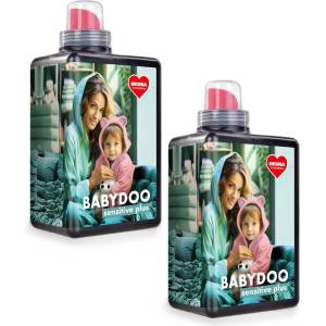 Dedra 2× BABYDOO | Нежен гел за пране за бебета и чувствителна кожа | детско пране | 56 пранета