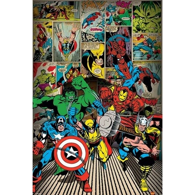 Plagát, Obraz - MARVEL COMICS - here come, (61 x 91,5 cm)