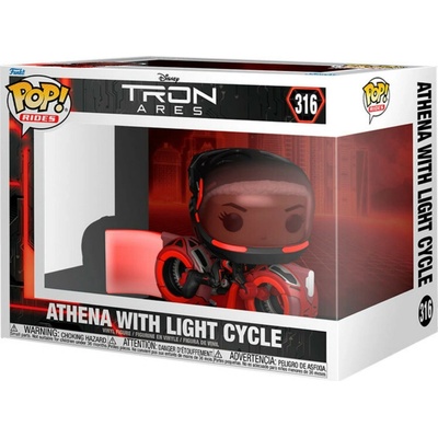 Funko Pop! 316 Tron - Ares Athena With Light Cycle