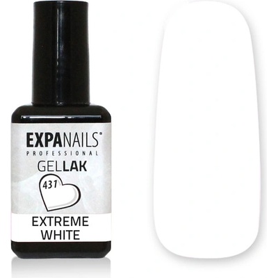 Expa nails gel lak extreme white křídově bílá 5 ml