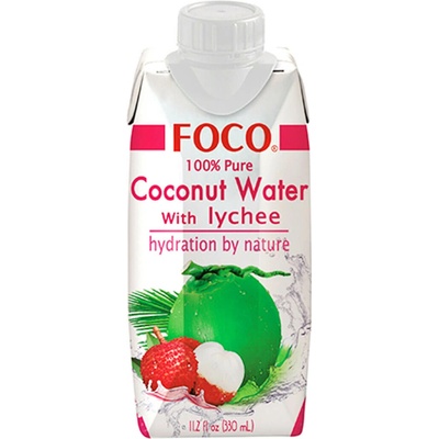 Foco Kokosová voda s liči 0,5 l
