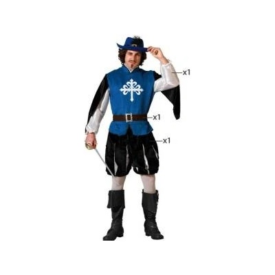 BigBuy Carnival Маскировъчен костюм за възрастни Муркетар Размер xl