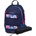 KARTON P+P Ученическа раница + несесер OXY Sport Flowers Blue (8-39725E)