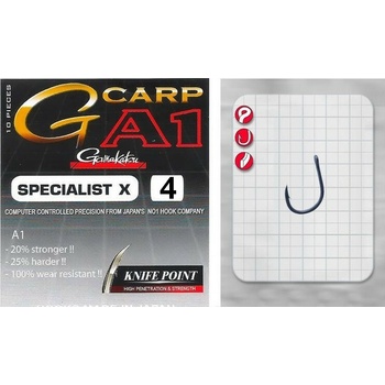 GAMAKATSU G-Carp A1 Specialist X vel.4 10 ks