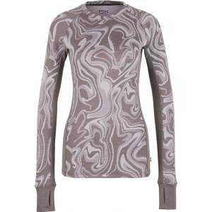 Stoic Дамско мериносово термобельо Stoic Women's Merino225 StensundSt. L/S Merino shirt - Dark Purple / Multi - размер XL (916-5285-0115)