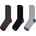 Ted Baker Чорапи Ted Baker Men's Formal Crew Socks - Char/Blk/Gry HT