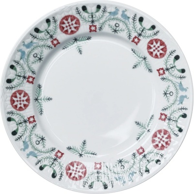 Rörstrand Porcelánový talíř Swedish Grace Winter Ø 17 cm, bílá barva, porcelán