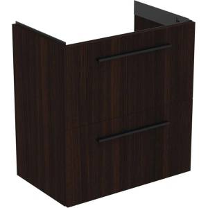 Ideal Standard i. life S стенен долен шкаф с 2 чекмеджета, кафяв дъб, 60 см (T5293NW)