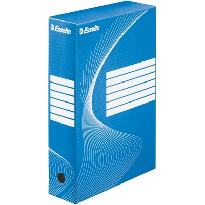 ESSELTE Кутия за документи ESSELTE Boxycolor A/4 80 mm картон синя 128411 (128411)