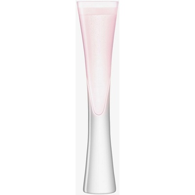 LSA International Pohár na šampanské Moya ružový 2 x 170 ml