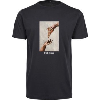 Mister Tee Тениска God Given Pizza Tee navy XXLUB-MT2510-00155 - Тъмносив, размер M