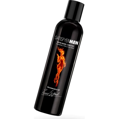 Satisfyer Men Water-Based Lubricant Warming for a Hot Ride 300ml
