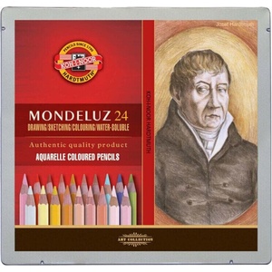 KOH-I-NOOR Mondeluz 3724/24 Комплект акварелни моливи Portrait 24 бр (3724024012PL)