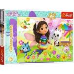 Trefl Trefl: Куклената къща на Габи Glitter пъзел - 100 части (14832)